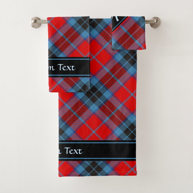 Clan MacTavish Tartan Bath Towel Set (Insitu)