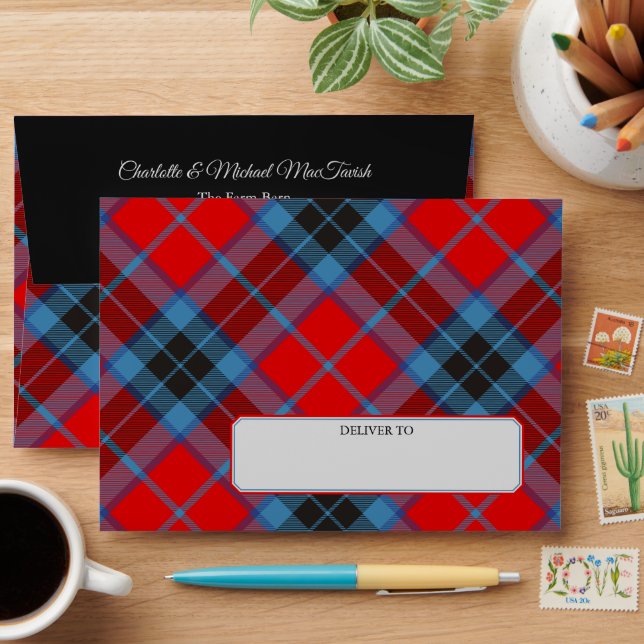 Clan MacTavish Tartan Envelope (Desk)