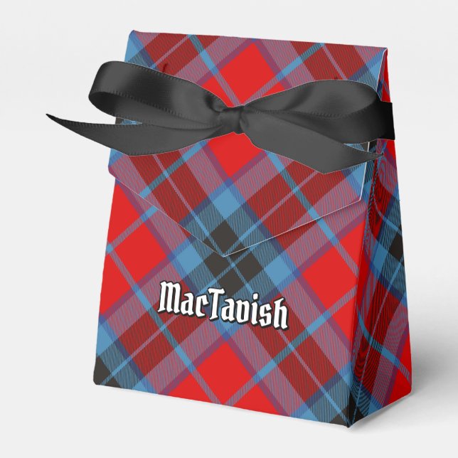 Clan MacTavish Tartan Favor Box (Front Side)
