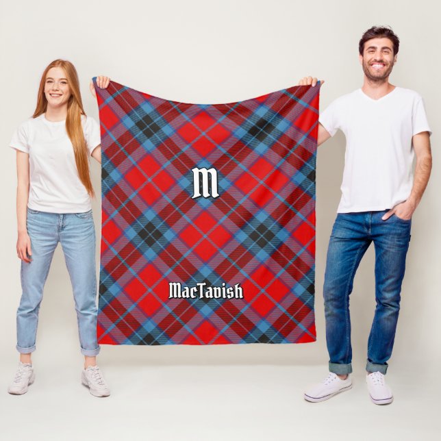 Clan MacTavish Tartan Fleece Blanket (In Situ)
