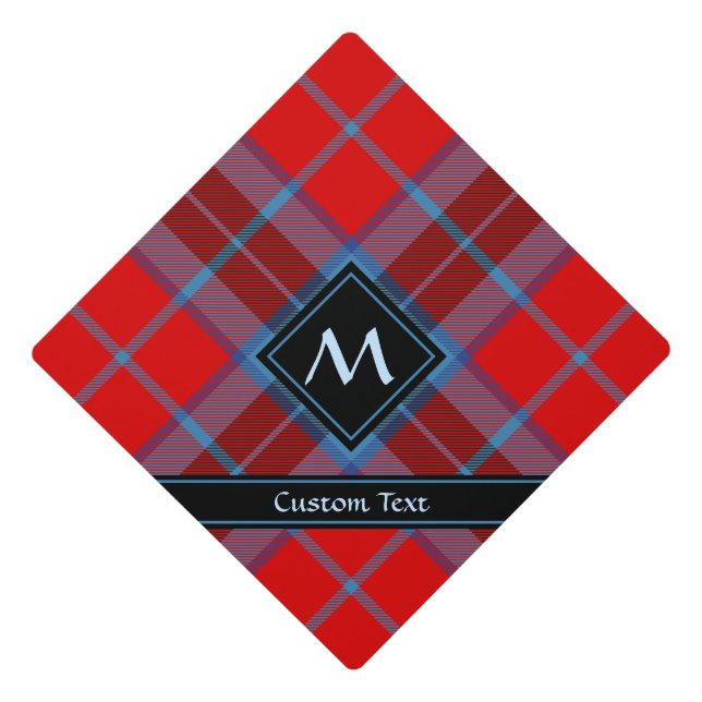 Clan MacTavish Tartan Graduation Cap Topper (Front)