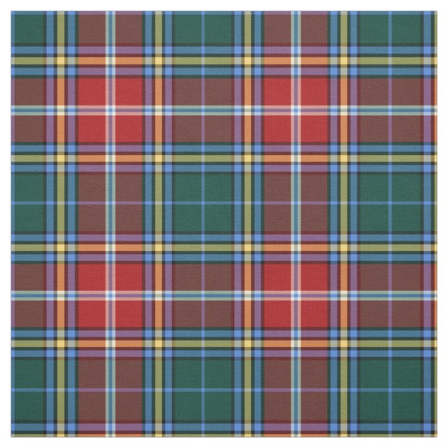 Clan MacWhirter Tartan Fabric (Swatch)