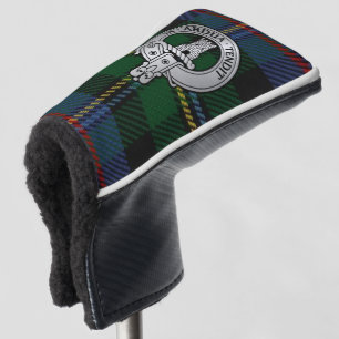 Clan Malcolm Crest & Tartan Golf Head Cover