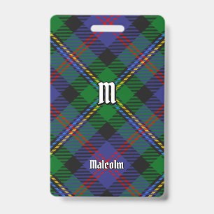 Clan Malcolm Tartan Badge