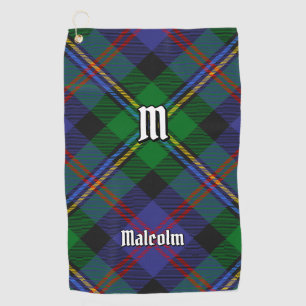 Clan Malcolm Tartan Golf Towel