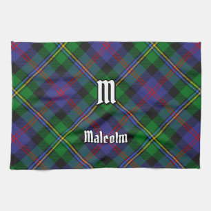 Clan Malcolm Tartan Kitchen Towel