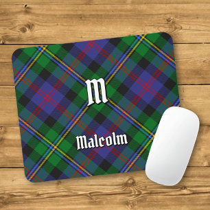 Clan Malcolm Tartan Mouse Pad
