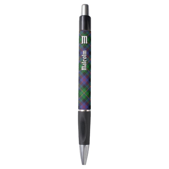 Clan Malcolm Tartan Pen (Front Vertical)
