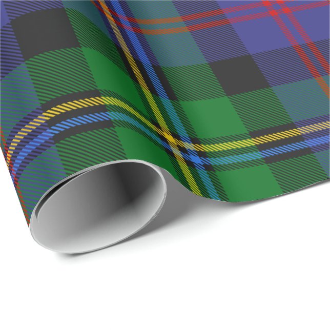 Clan Malcolm Tartan Wrapping Paper (Roll Corner)