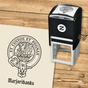Clan Marjoribanks Crest Self-inking Stamp