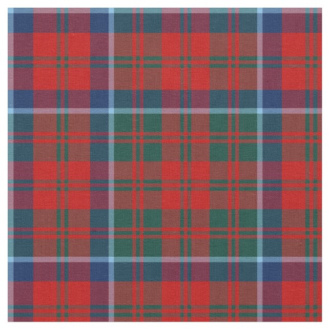 Clan Matheson Tartan Fabric (Close Up)