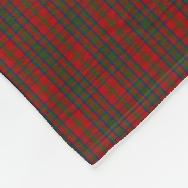 Clan Matheson Tartan Fleece Blanket (Corner)