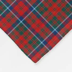Clan Matheson Tartan Scottish Plaid Pattern Fleece Blanket