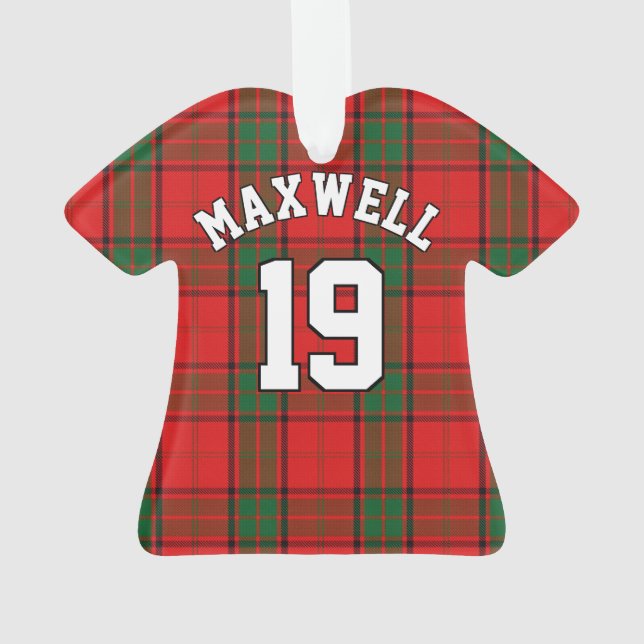 Clan Maxwell Tartan Christmas Jersey (dos)