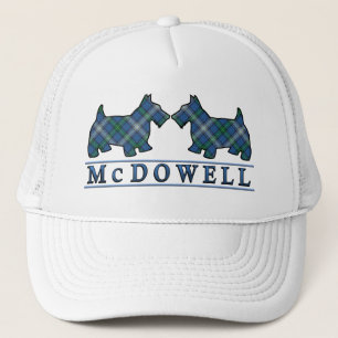 Clan McDowell Tartan Scottie Dogs Trucker Hat