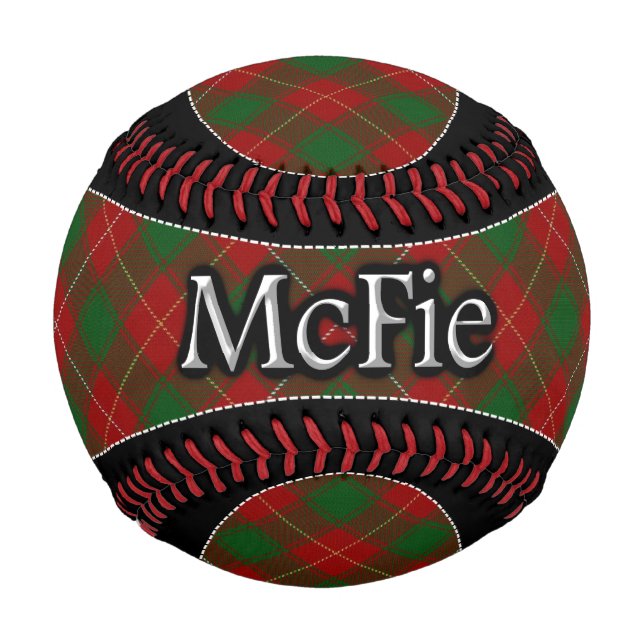 Clan McFie MacFie Scottish Dream Tartan Baseball (Front)