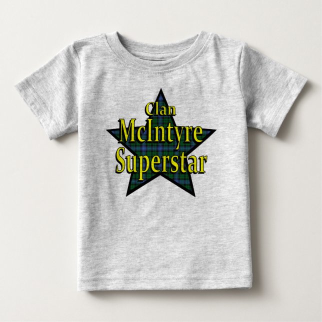Clan McIntyre Superstar Infant Organic Creeper (Front)