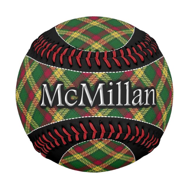 Clan McMillan MacMillan Scottish Dream Tartan Baseball (Front)