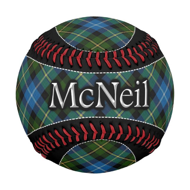 Clan McNeil MacNeil Scottish Dream Tartan Baseball (Front)
