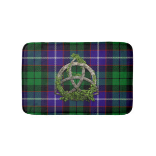 Clan Mitchell Tartan Celtic Trinity Bath Mat