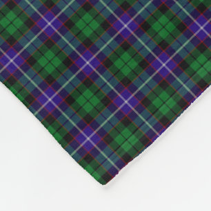 Clan Mitchell Tartan Fleece Blanket