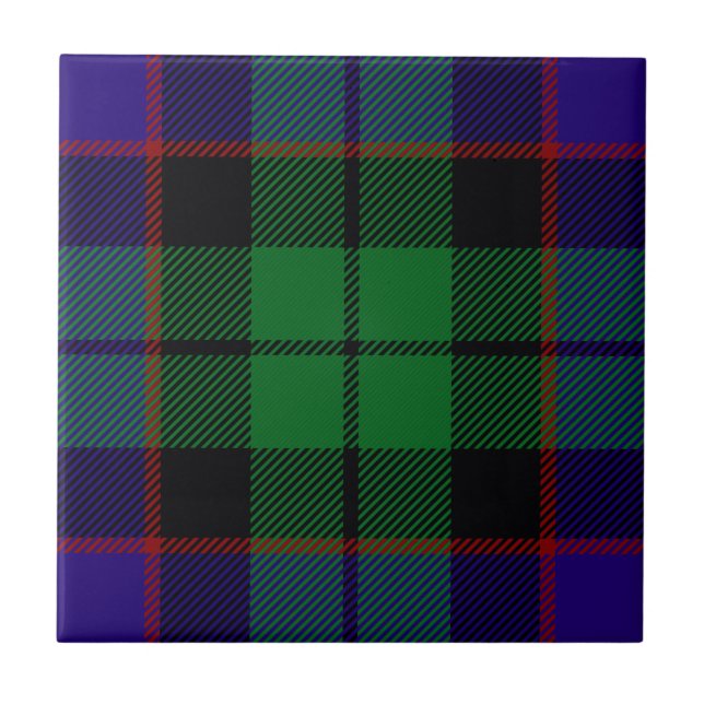 Clan Mitchell Tartan Tile (Front)