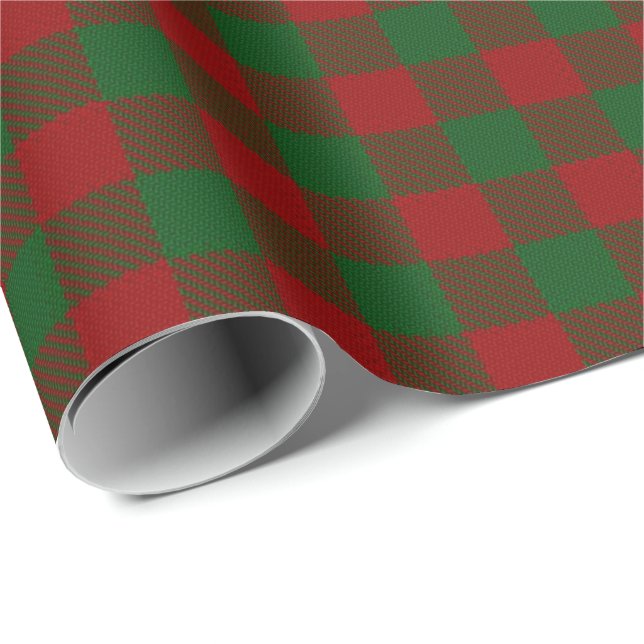 Clan Moncreiffe Moncrief Scottish Tartan Wrapping Paper (Roll Corner)