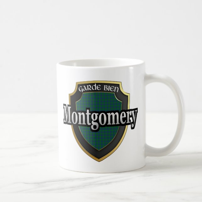 Clan Montgomery Scottish Dynasty Tartan Mugs Cups (Right)