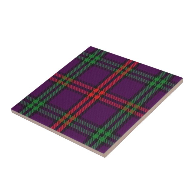 Clan Montgomery Scottish Expressions Tartan Tile (Side)