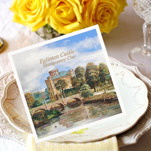 Clan Montgomery's Eglinton Castle Scotland Napkin (Creator Uploaded)