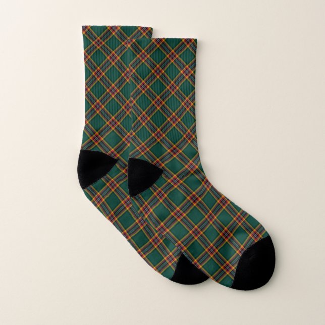 Clan Moran Tartan Vert Plaid Irlandais (Paire)