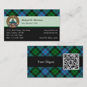 Clan Morrison Chasse Tartan Carte de visite