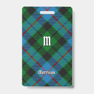 Clan Morrison Hunting Tartan Badge