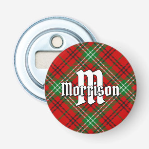Clan Morrison Red Tartan Bottle Opener