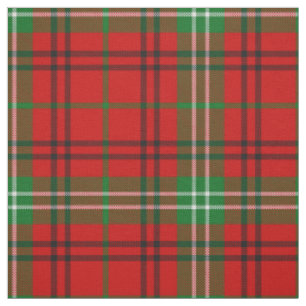 Clan Morrison Red Tartan Fabric
