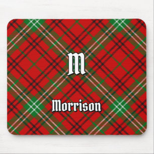 Clan Morrison Red Tartan Mouse Pad