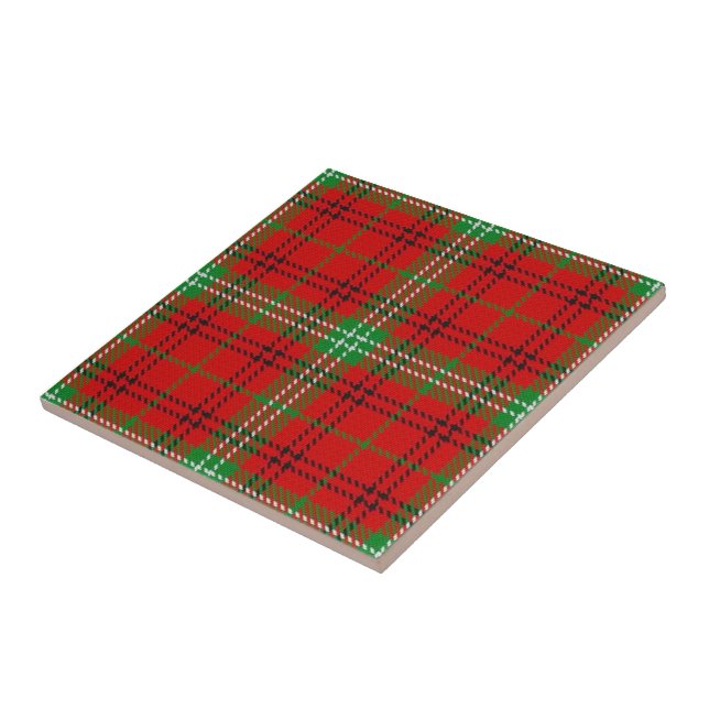 Clan Morrison Tartan  Tile (Side)