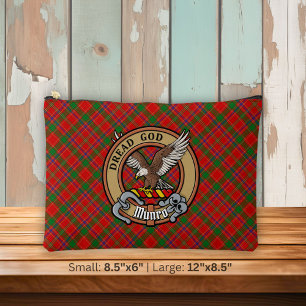 Clan Munro Crest over Tartan Accessory Pouch