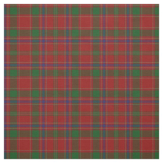 Clan Munro Scottish Tartan Plaid Fabric (Swatch)