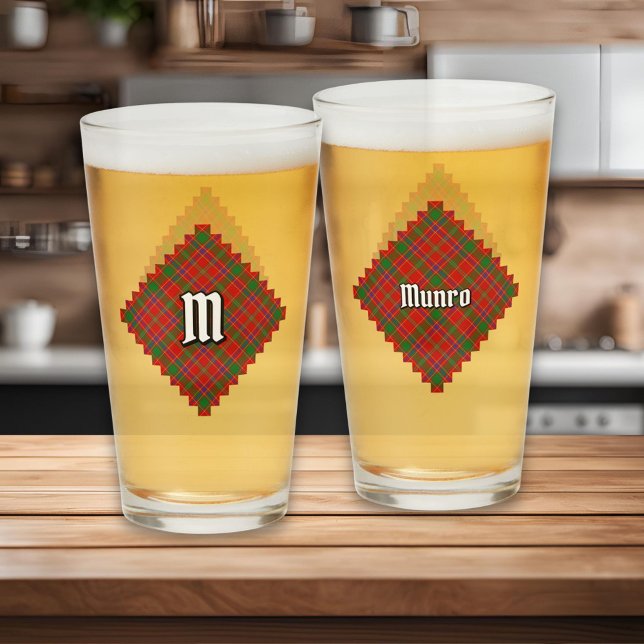 Clan Munro Tartan Glass (Creator Uploaded)