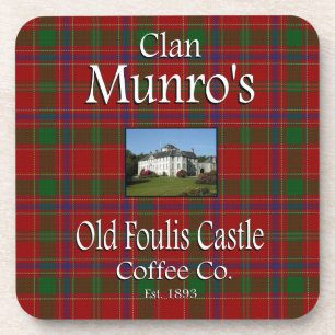 Clan Munro's Old Foulis Castle Coffee Co. Coaster