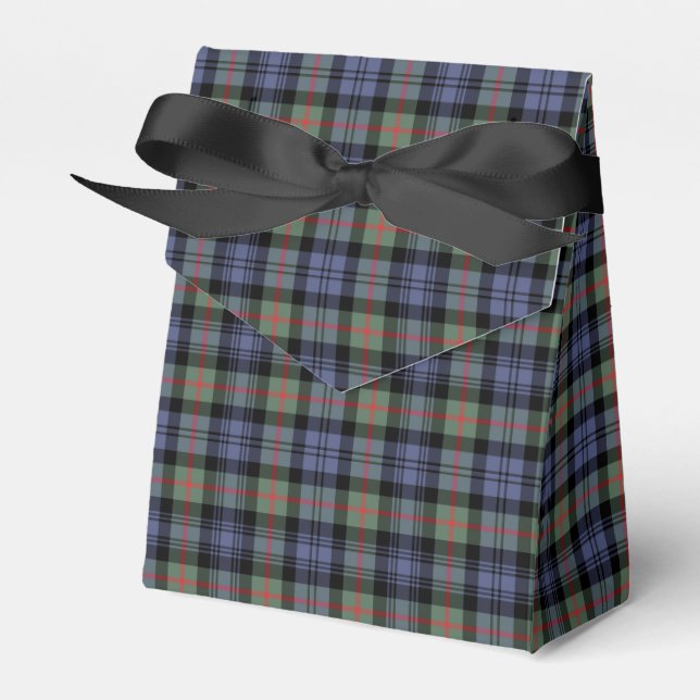 Clan Murray Ancient Tartan Favor Box (Front Side)