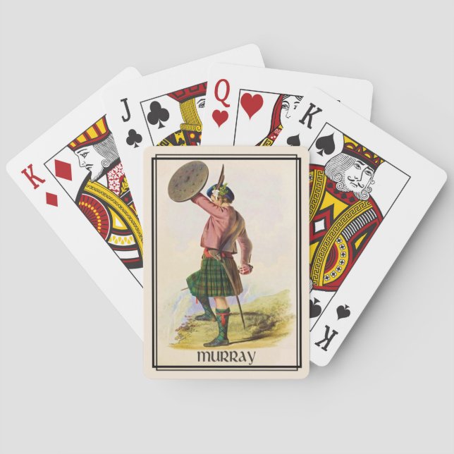 Clan Murray Classic Scotland Bicycle Deck Playing Cards (Back)