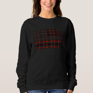 Clan Murray of Ochtertyre Scottish tartan US flag Sweatshirt