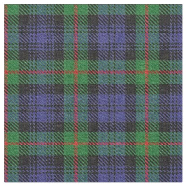 Clan Murray Scottish Tartan Plaid Fabric (Close Up)