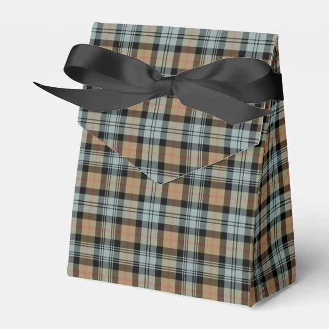Clan Murray Weathered Tartan Favor Box (Front Side)