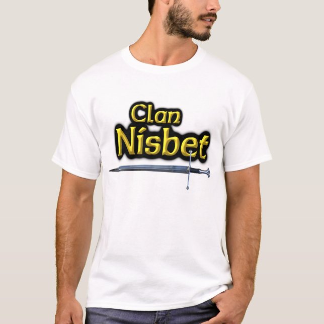 Clan Nisbet Inspired Scottish T-Shirt (Front)