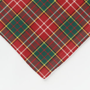 Clan Ogilvie Tartan Scottish Plaid Pattern Fleece Blanket