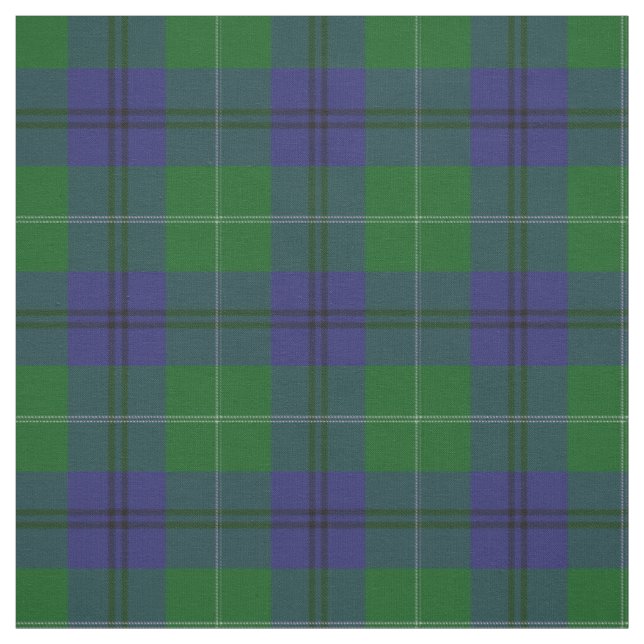 Clan Oliphant Scottish Tartan Plaid Fabric (Swatch)