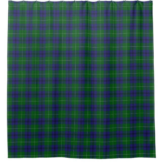 Clan Oliphant Scottish Tartan Shotain rideau (Devant)